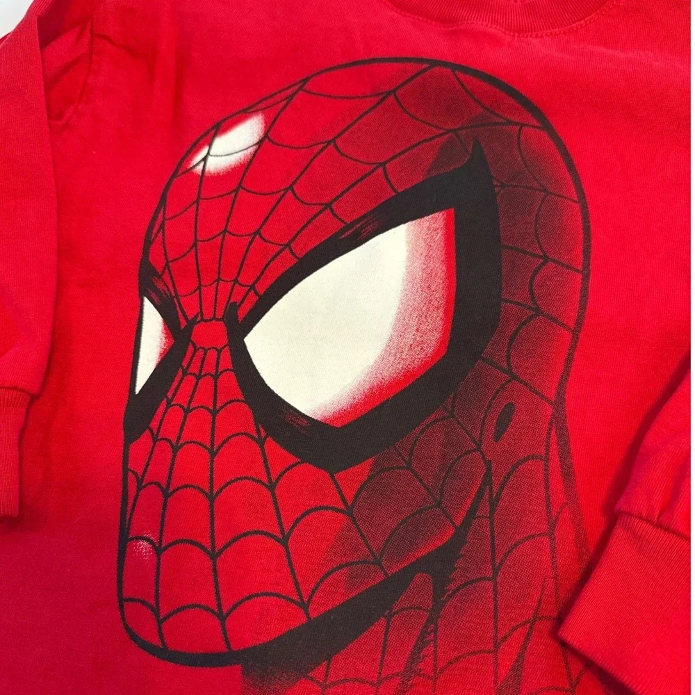 Baby Gap Red Marvel Spider Man‎ Long Sleeve T Shirt Top 2T Toddler Spiderman